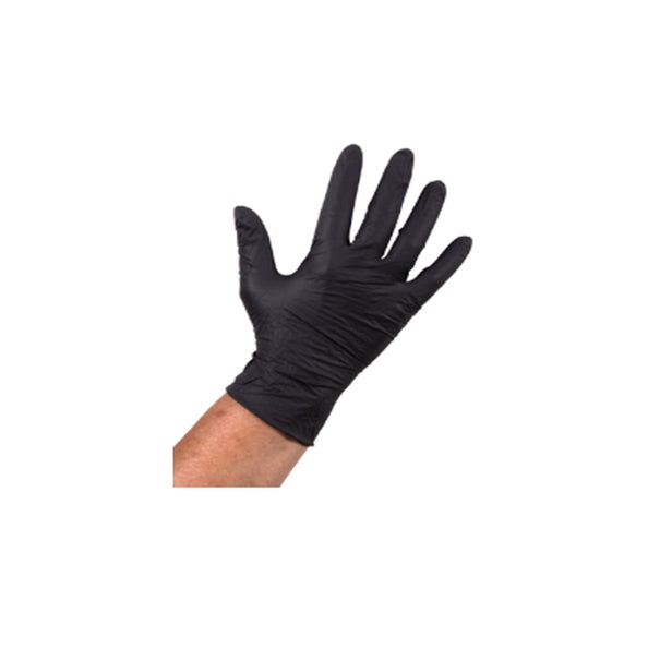Comfort handschoen nitril zwart ongepoederd xl (100 stuks)