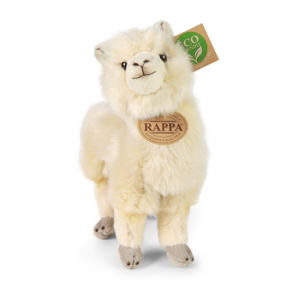 Pluche witte alpaca 23 cm eco-vriende