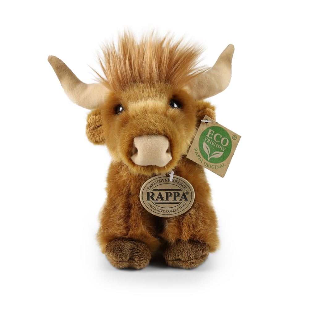Pluche hooglanders 16 cm eco-vriendelijk