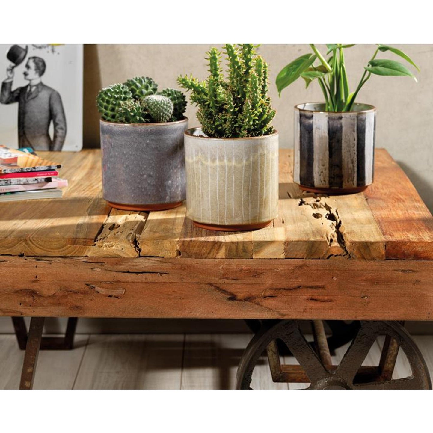 Decoris bloempot terracotta ø13x12.5cm naturel kleuren