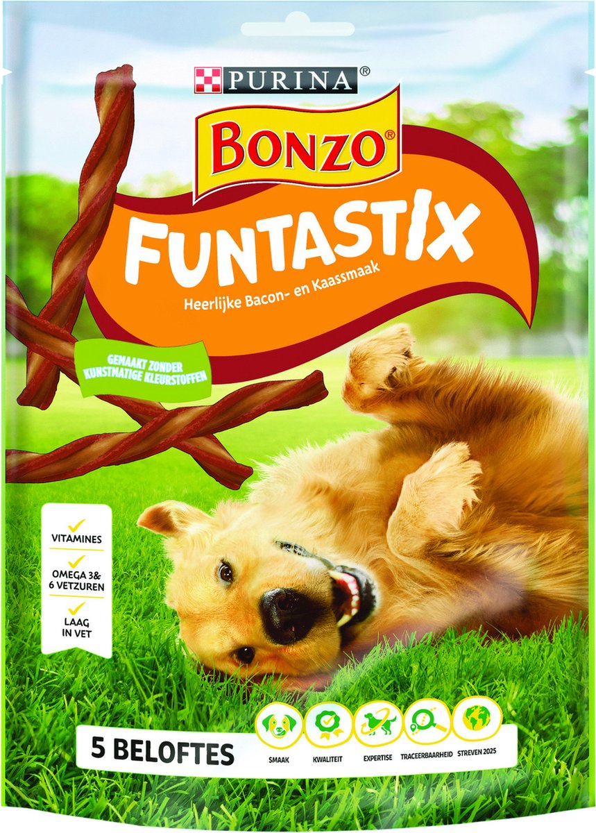 Bonzo funtastix - hondensnacks - 179 g