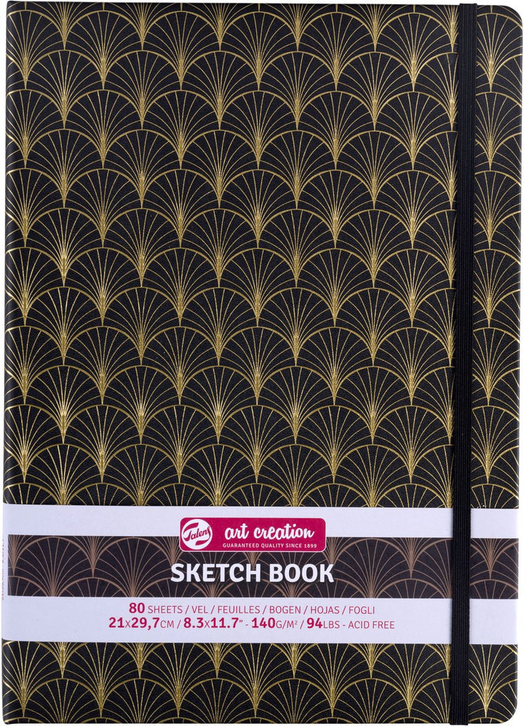 Talens art creation schetsboek art deco | 21 x 29,7 cm, 140 g, 80 vellen