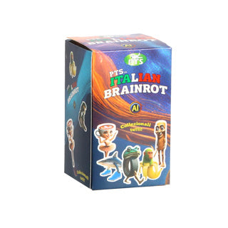 Italian brainrot 3d sleutelh. blindb. 4cm 12 asst | 24 stuks