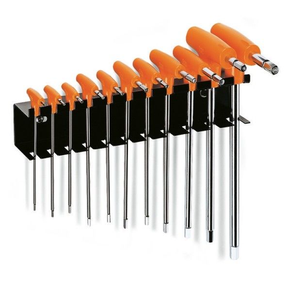 Beta, beta 11-delige haakse stiftsleutel set beta tools 96t sp11 met krachtige handgreep