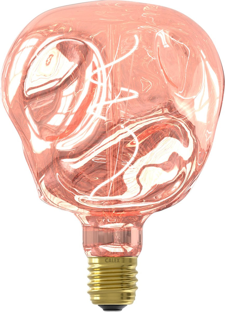 Calex organic neo rose - e27 led lamp - filament lichtbron dimbaar - 4w - warm wit licht