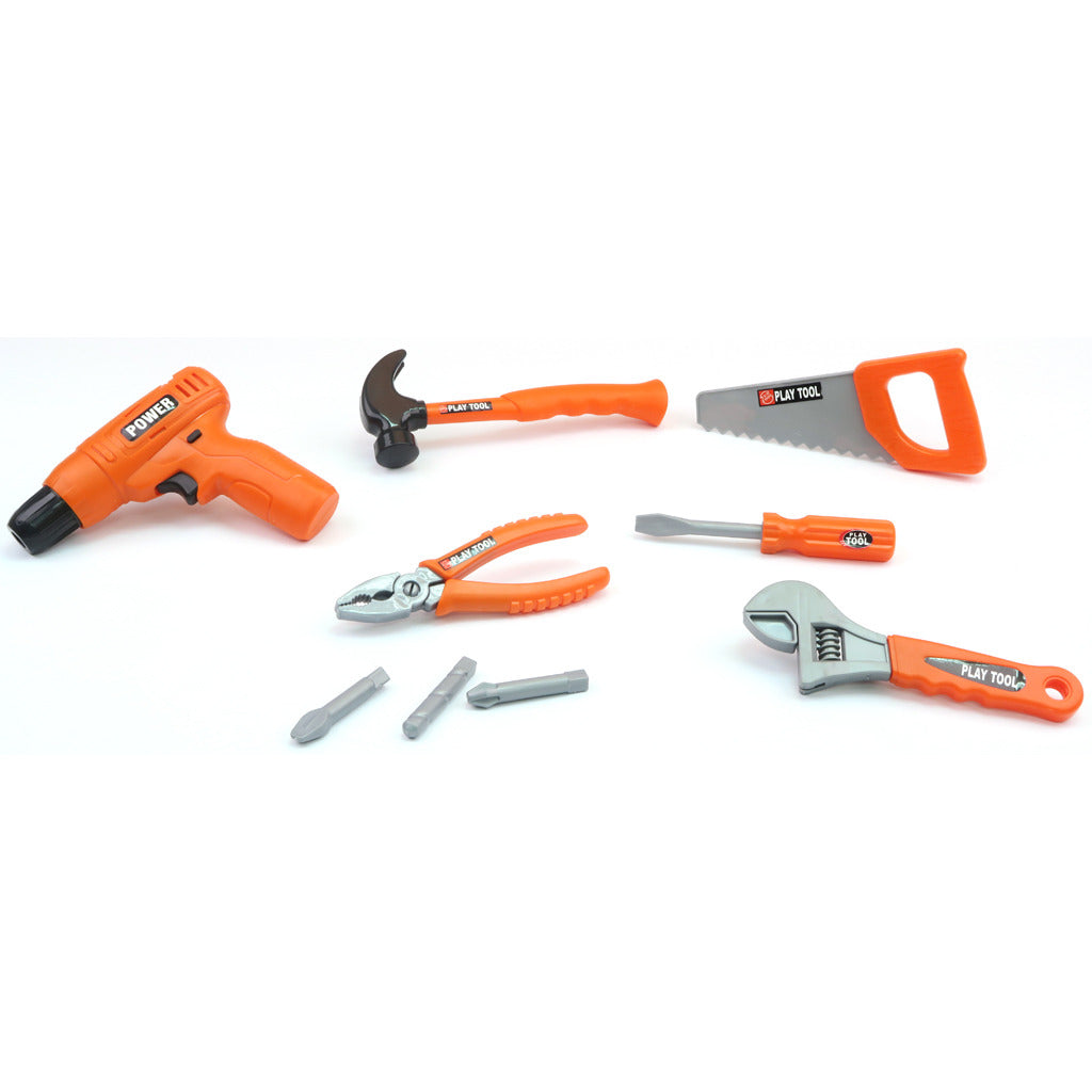 Basic gereedschapset met riem 10-delig