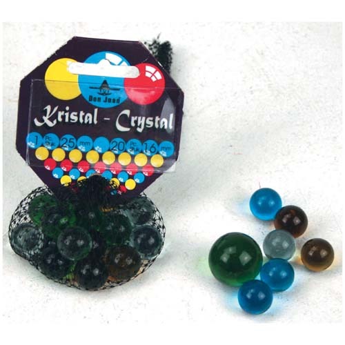 Basic knikkers crystal 20+1 stuks
