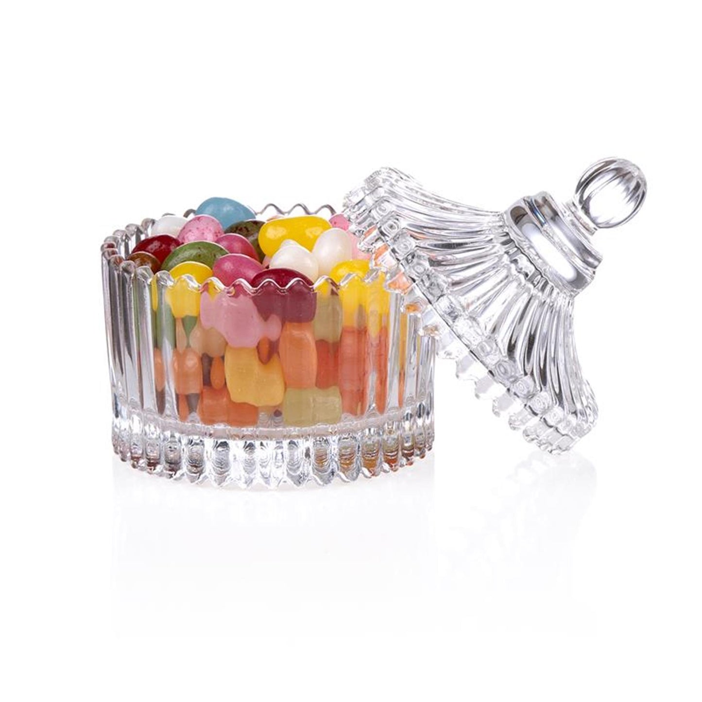 Alpina pot met deksel glas 90ml ø6,8x8,5cm