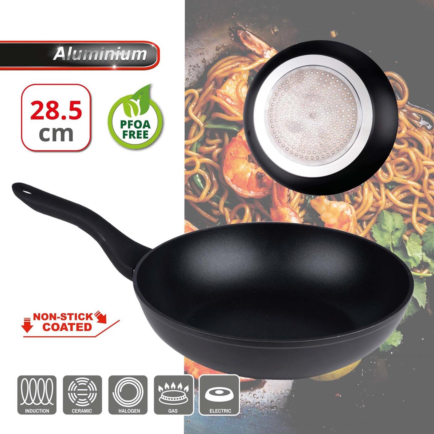 Alpina wokpan ø28,5cm wokpan ø28,5cm aluminium