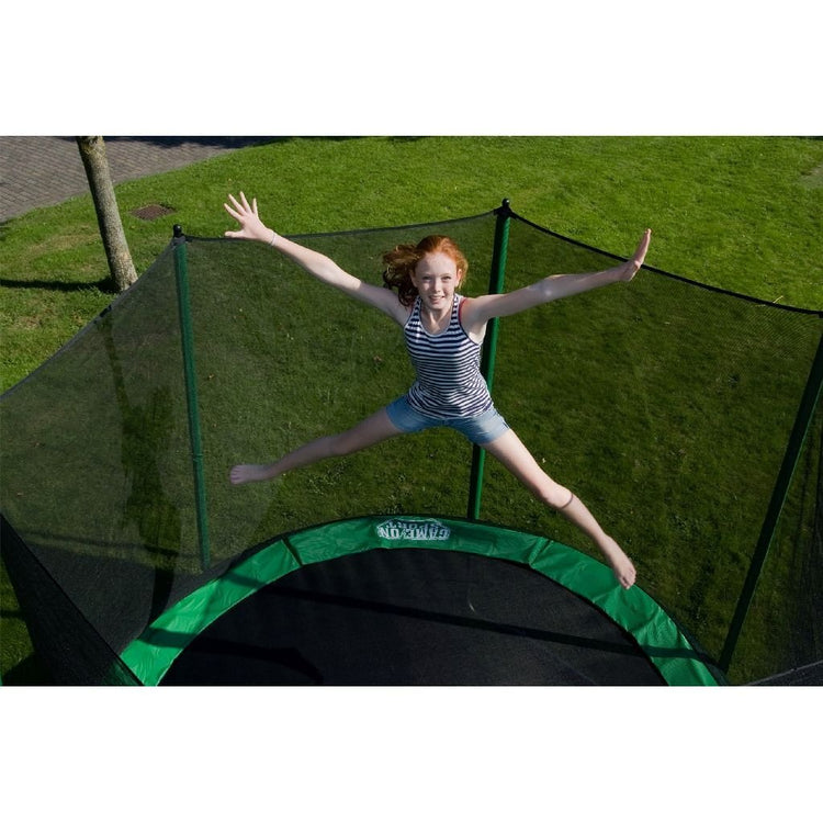 Game on sport trampoline beschermrand 244 cm groen wit