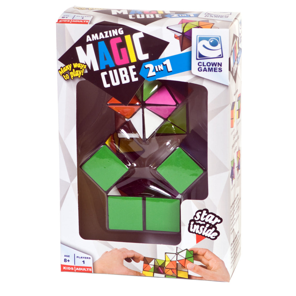 Clown games clown magic puzzel cube 2-in-1