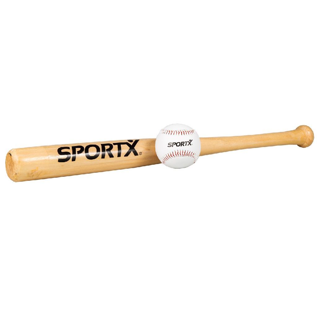 Sportx honkbal knuppel + bal
