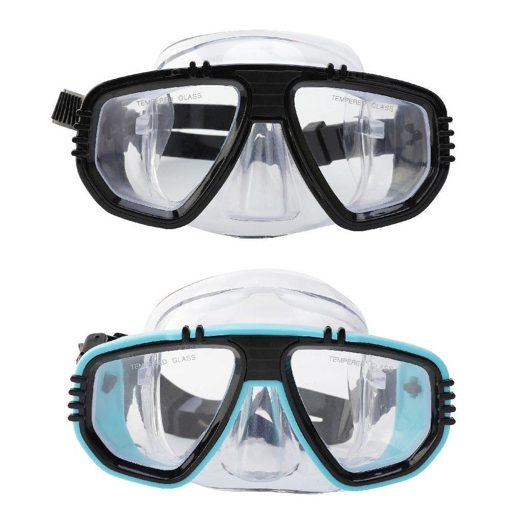 Sportx volwassenen zwemmasker 3 sterren assorti