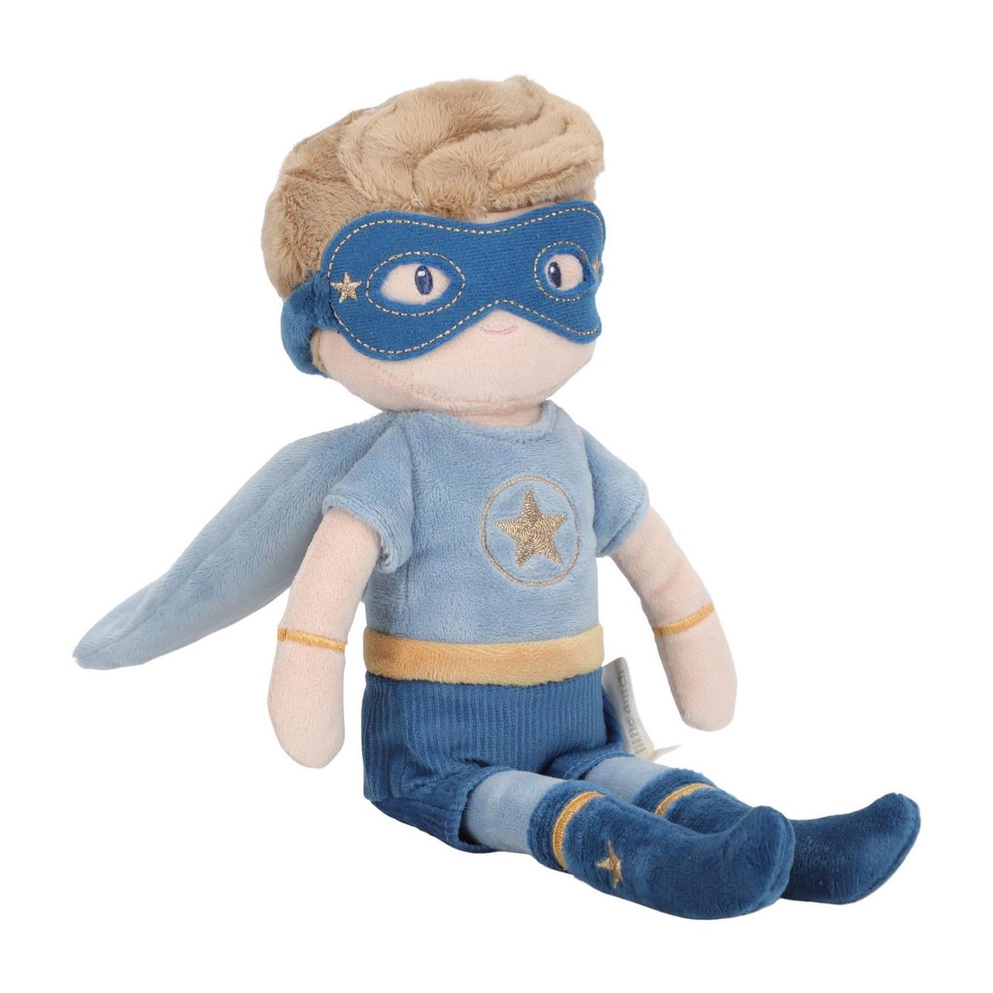 Little dutch superhero knuffelpop jim - 35 cm