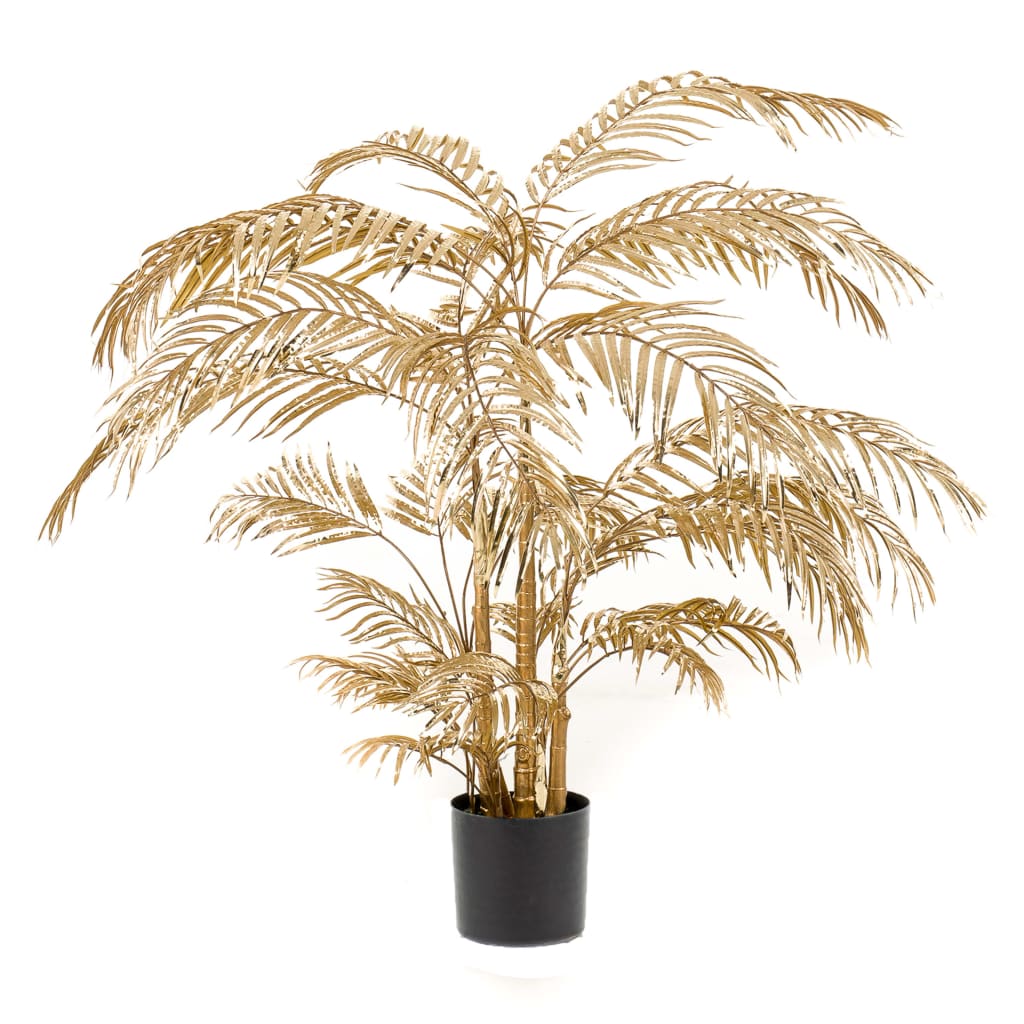 Emerald kunstplant goudpalm 145 cm goudkleurig