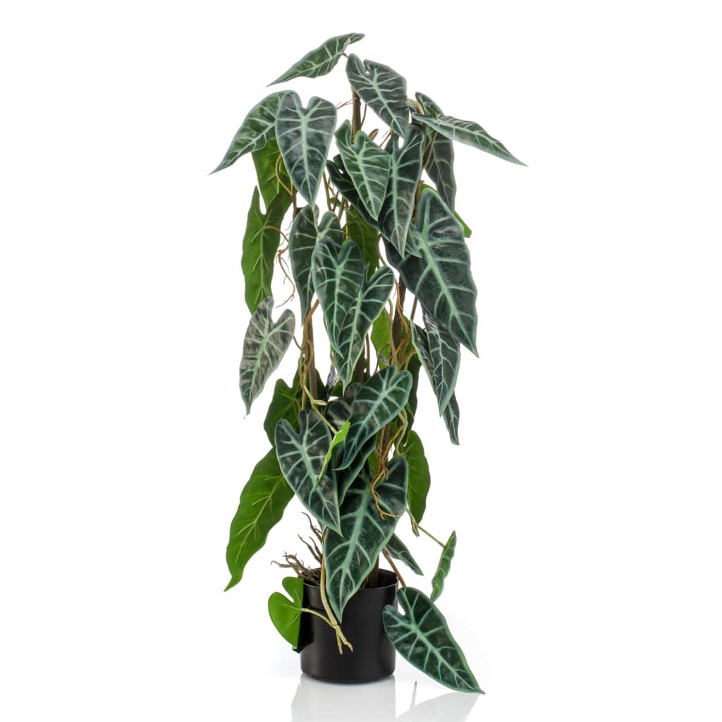 Emerald kunstplant in pot alocasia 75 cm