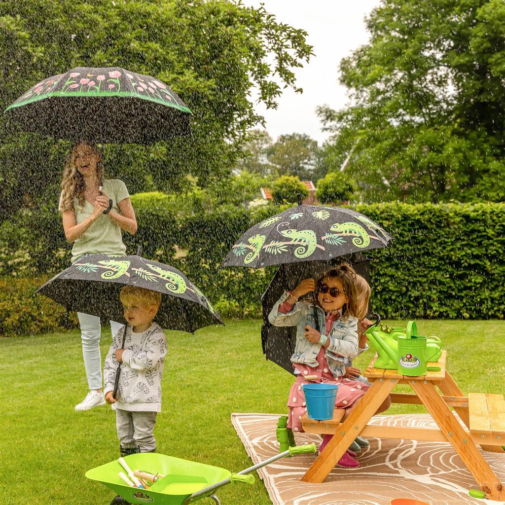 Esschert design kinder paraplu kameleon kleurveranderend ø88cm