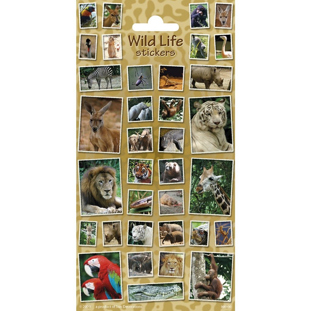 Overige merken stickers wildlife