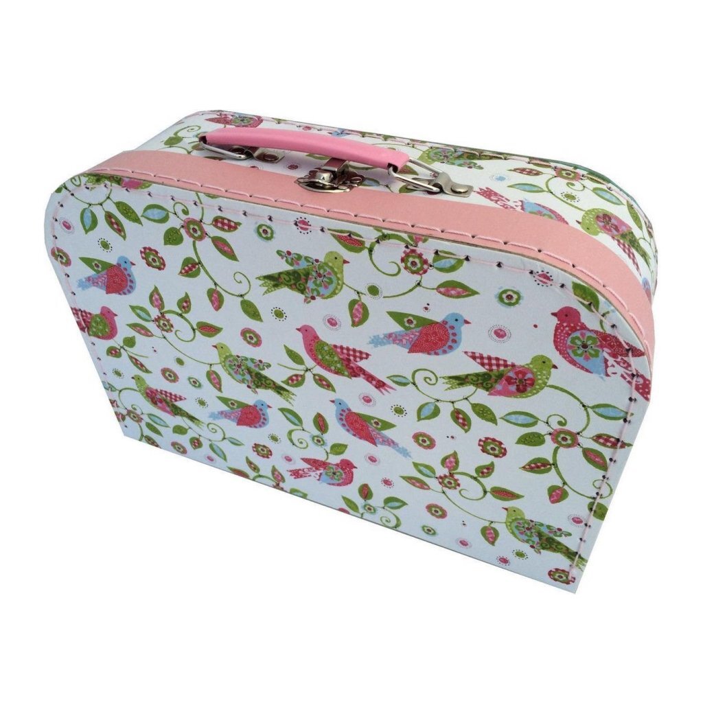 Simply for kids tinnen theeservies vogels met koffertje