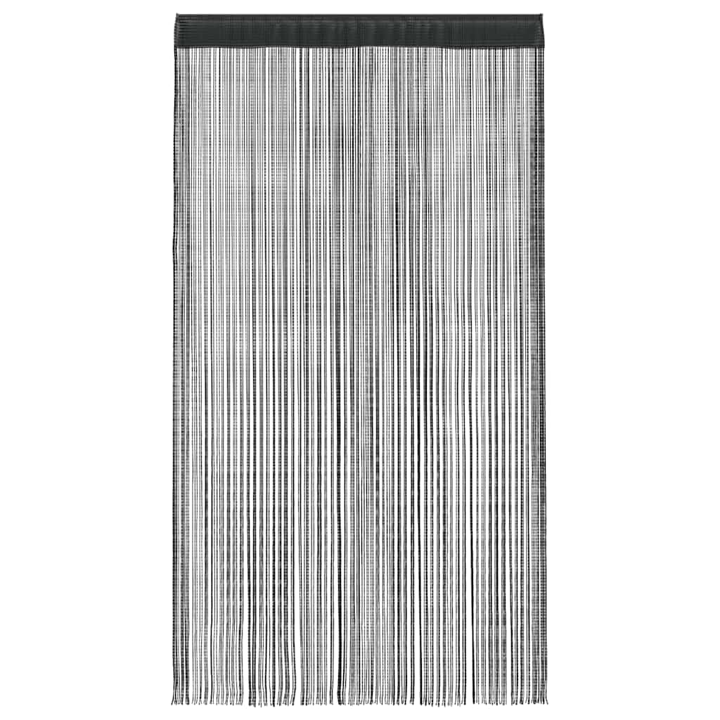 Vidaxl draadgordijnen 2 st 140x250 cm zwart