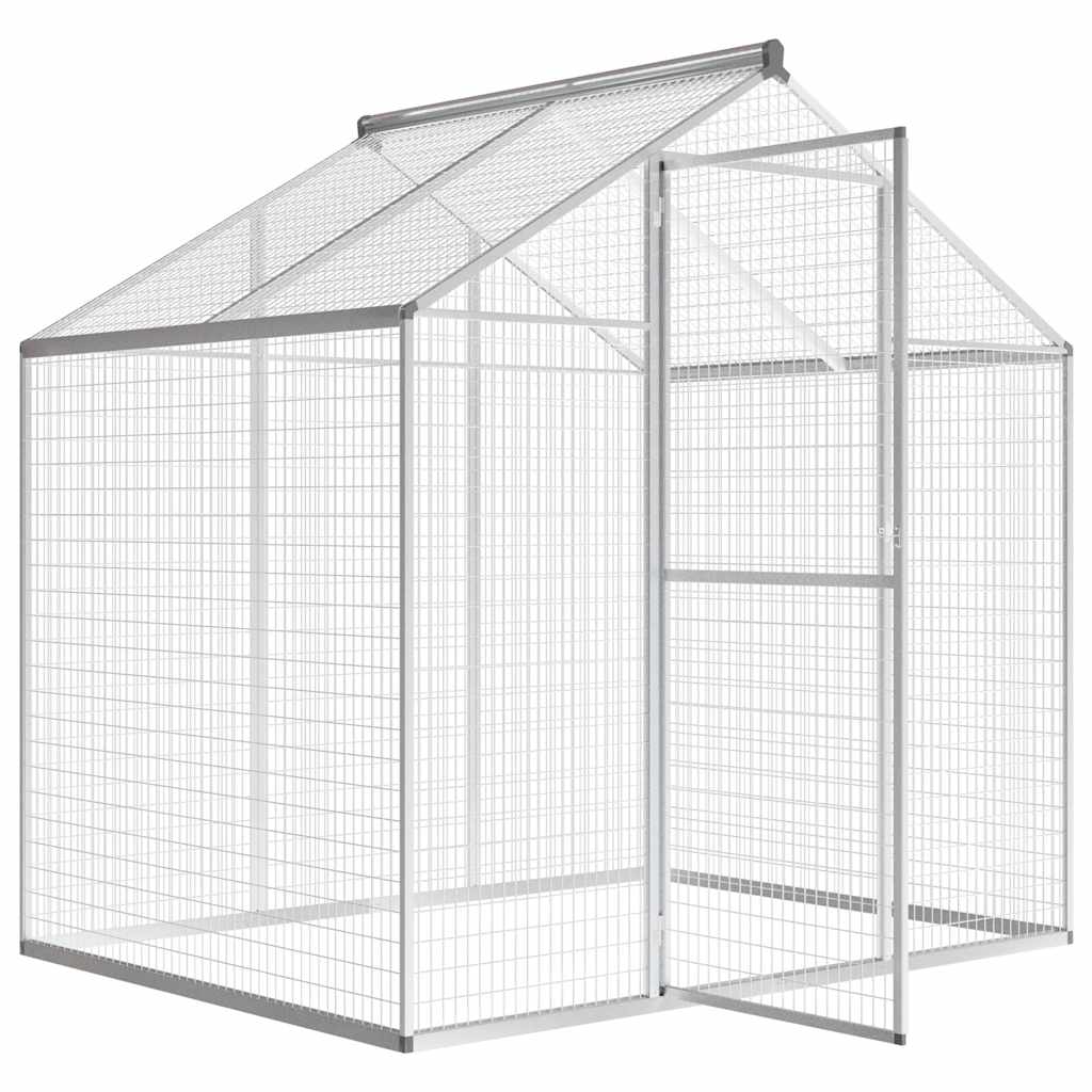 Vidaxl volière 178x122x194 cm aluminium