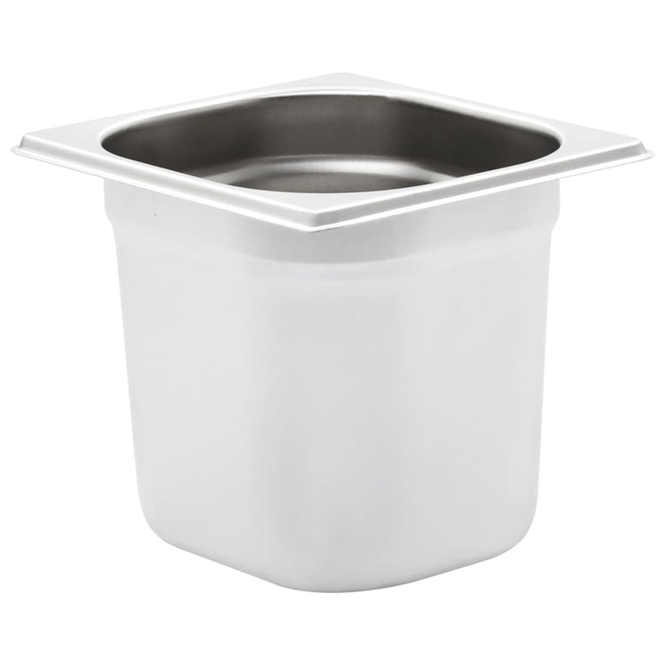 Vidaxl gastronormbakken 8 st gn 1 6 150 mm roestvrij staal