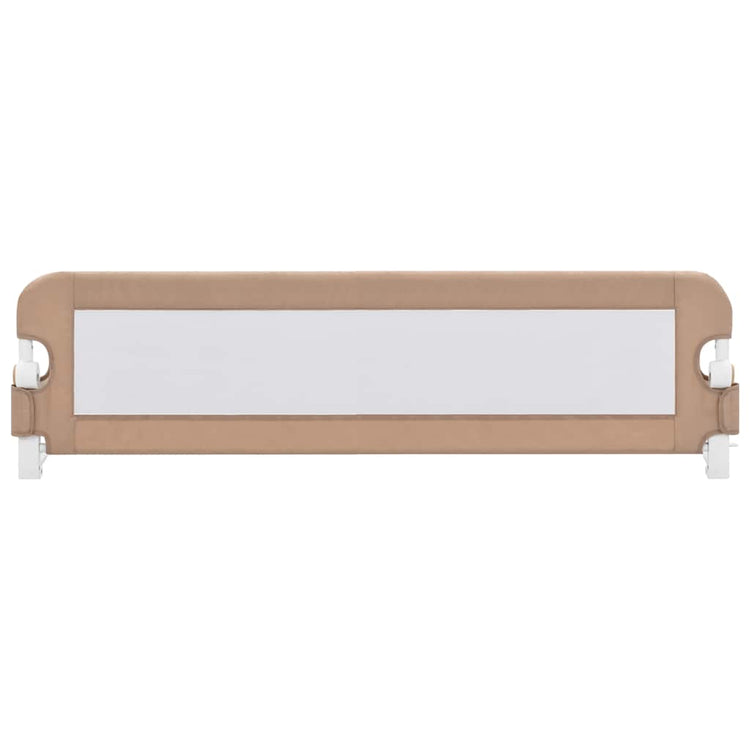Vidaxl bedhekje peuter 150x42 cm polyester taupe