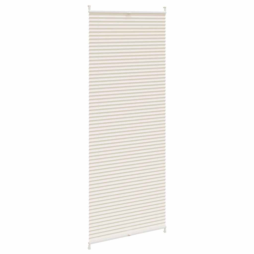 Vidaxl plissé rolgordijn 70x200cm creme