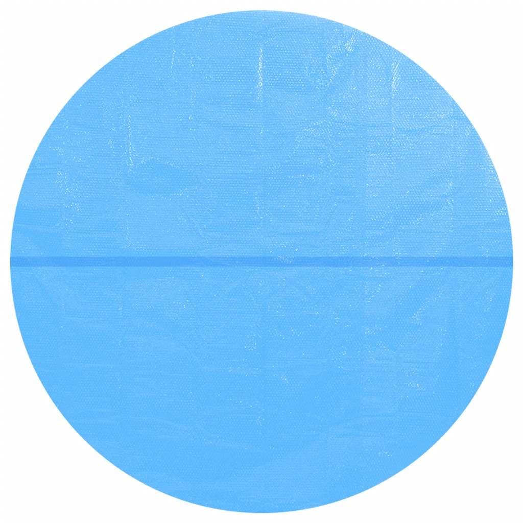 Vidaxl zwembadzeil rond 488 cm pe blauw