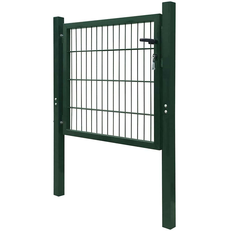 Vidaxl 2d hekpoort (enkel) groen 100x80 cm