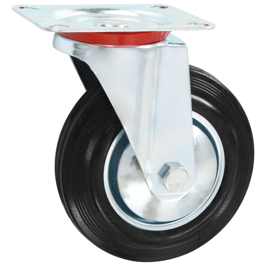Vidaxl 12 st zwenkwielen 160 mm