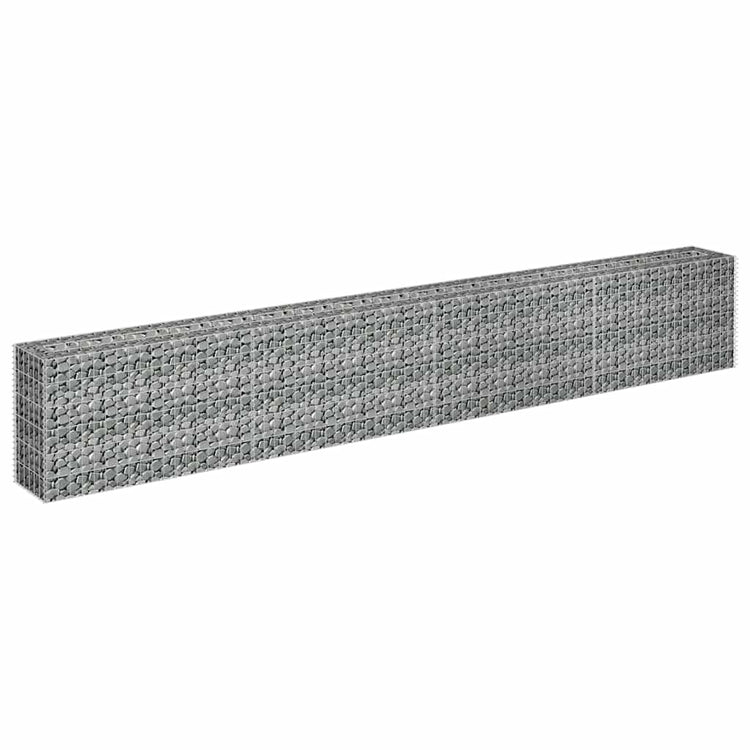 Vidaxl gabion plantenbak verhoogd 360x30x60 cm gegalvaniseerd staal
