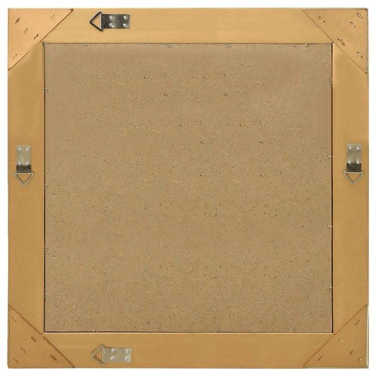 Vidaxl wandspiegel barok stijl 60x60 cm goudkleurig