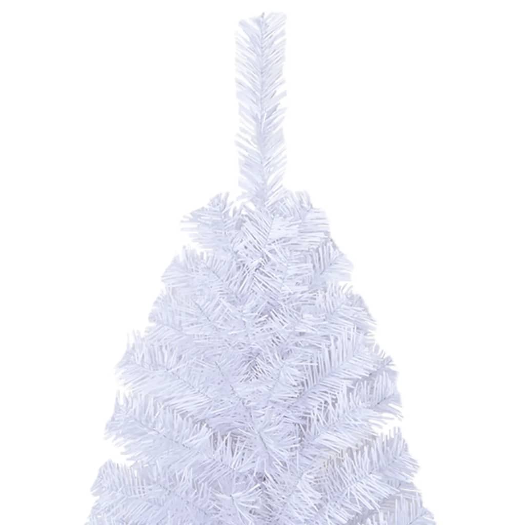 Vidaxl kunstkerstboom met dikke takken 240 cm pvc wit