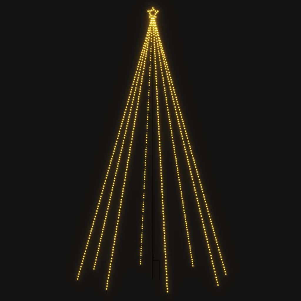 Vidaxl kerstboomverlichting waterval binnen buiten 400 led's 2,5 m