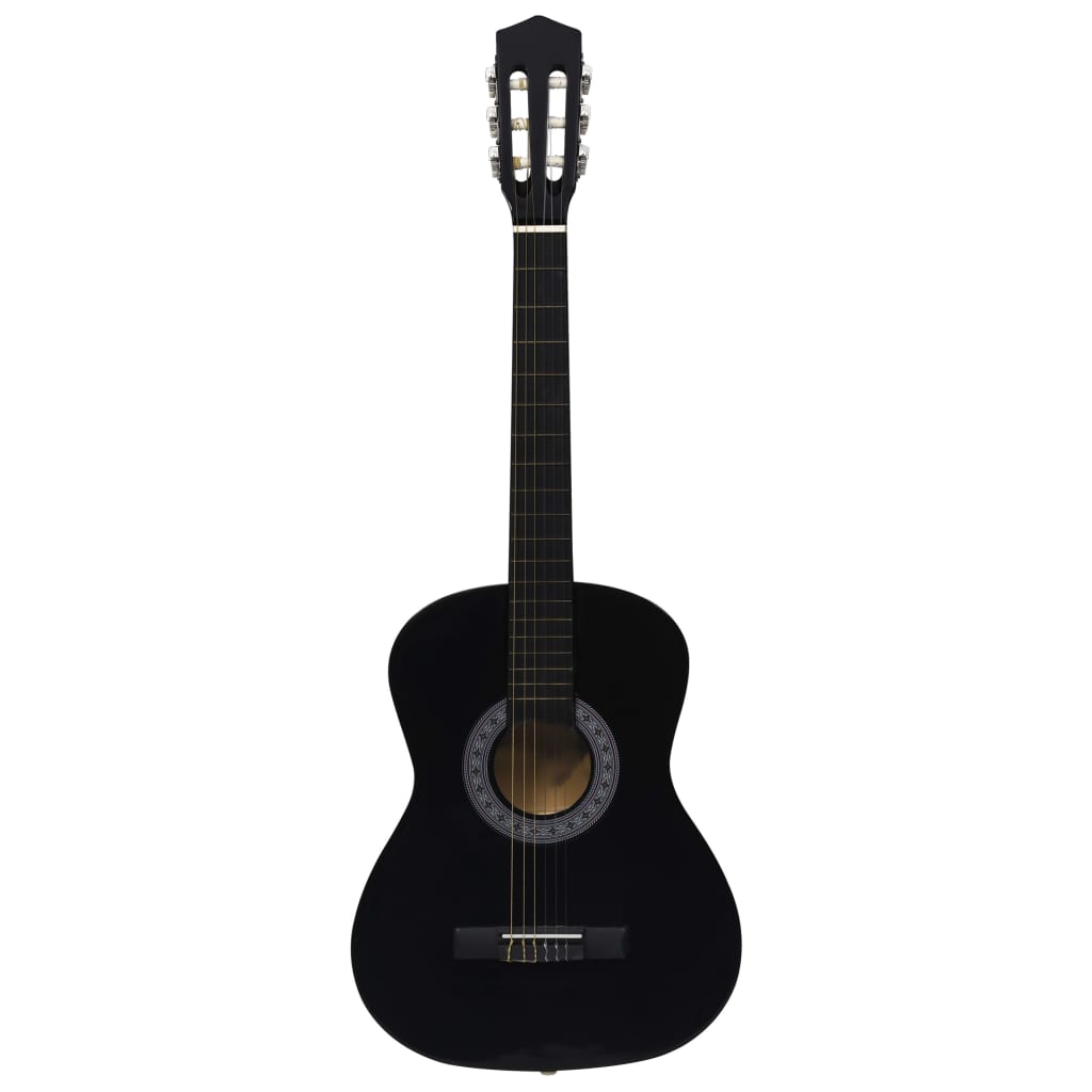 Vidaxl gitaar klassiek beginner met tas 3 4 36 zwart