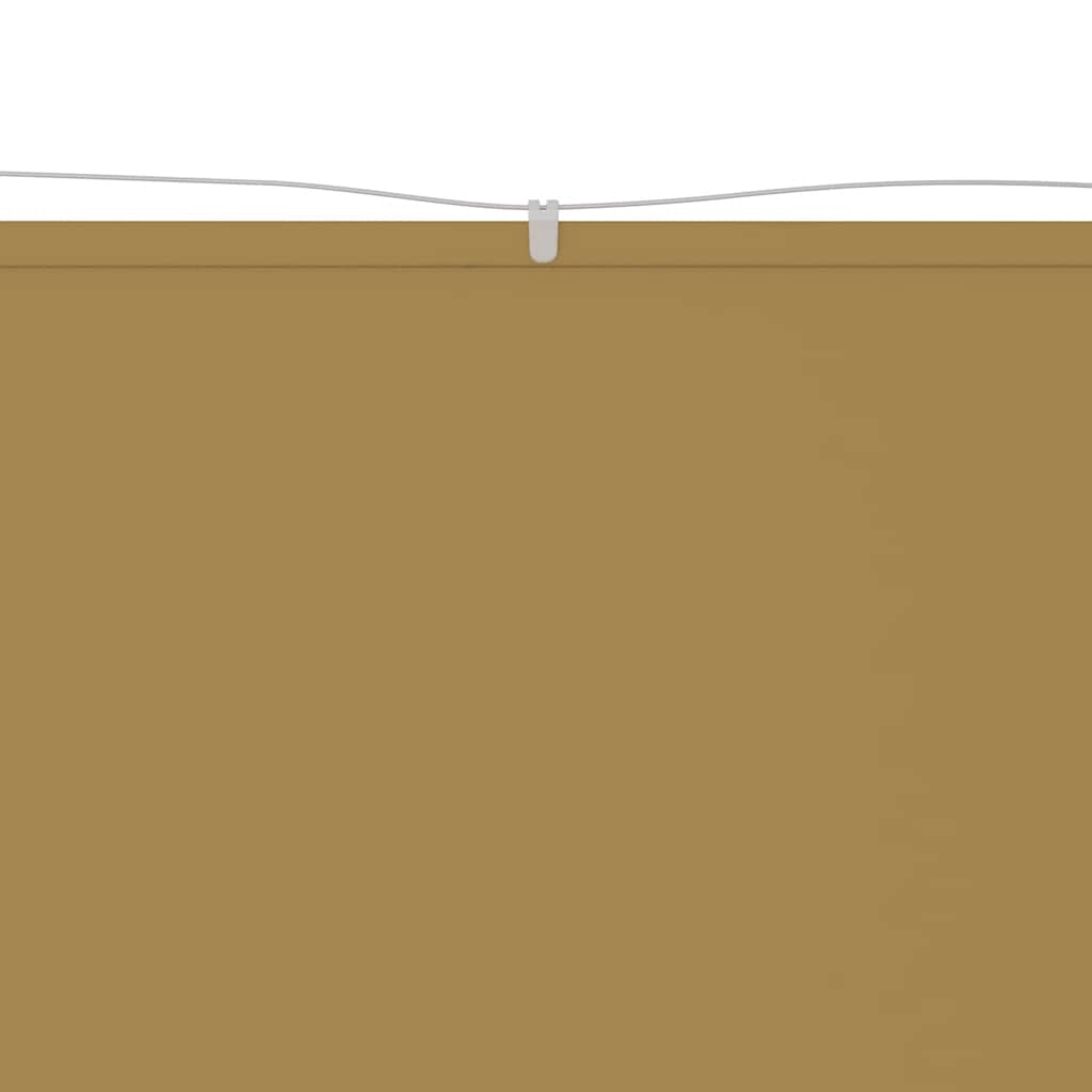 Vidaxl luifel verticaal 140x1000 cm oxford stof beige