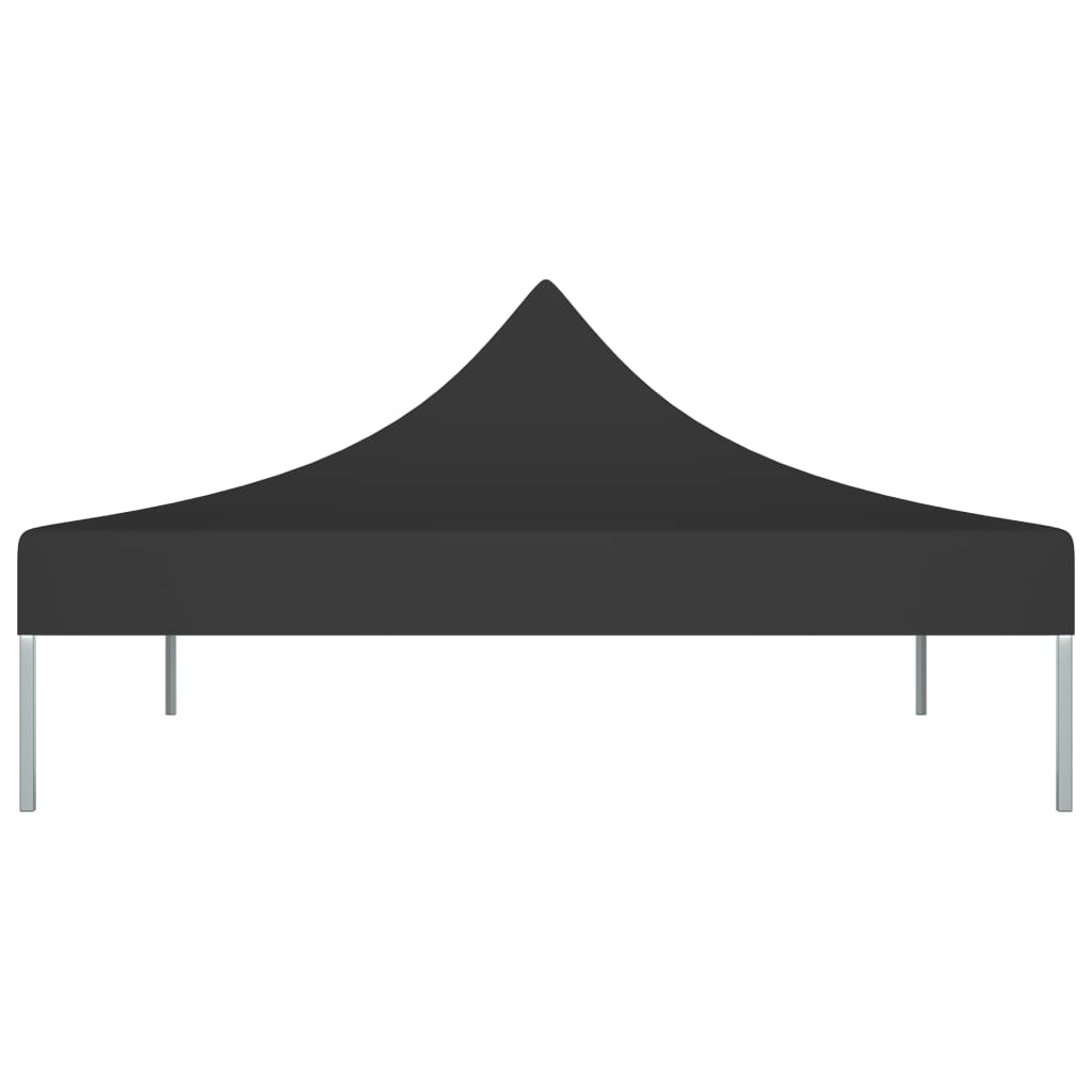 Vidaxl partytentdak 270 g m² 2x2 m zwart