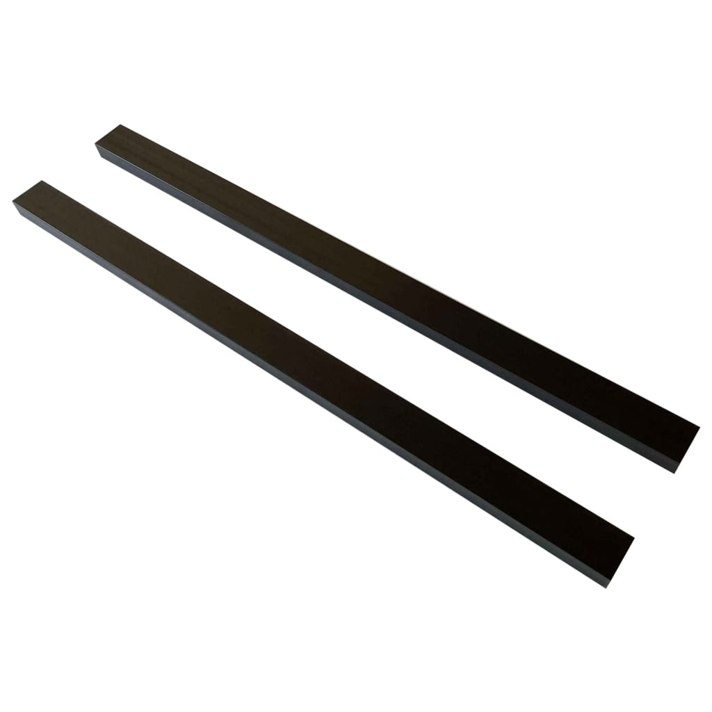 VidaXL Onderligger 6 st 170x8,5x4,5 cm HKC zwart