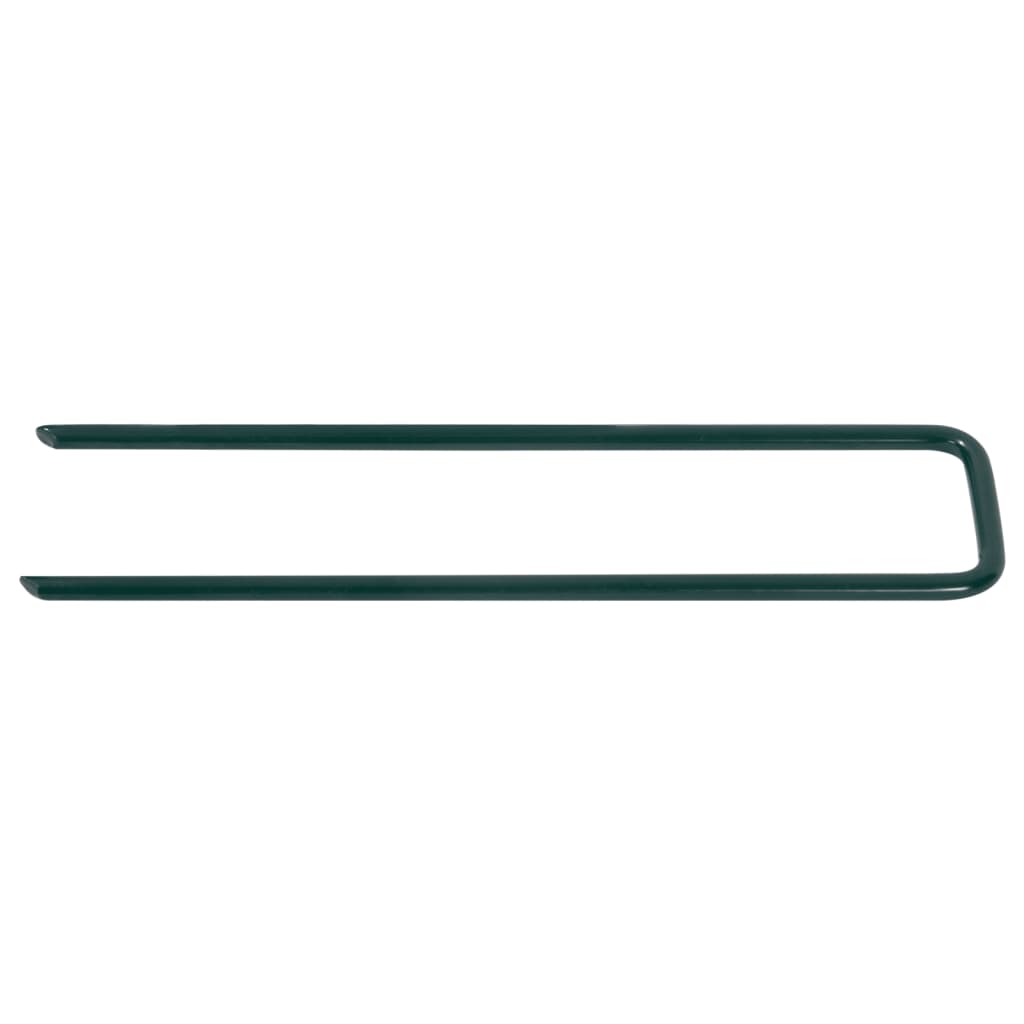 Vidaxl kunstgraspennen 100 st u-vormig ijzer