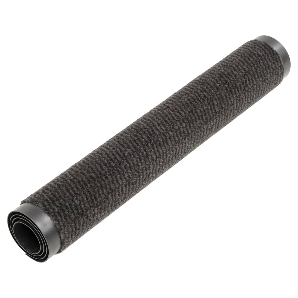 Vidaxl deurmat getuft 60x150 cm zwart