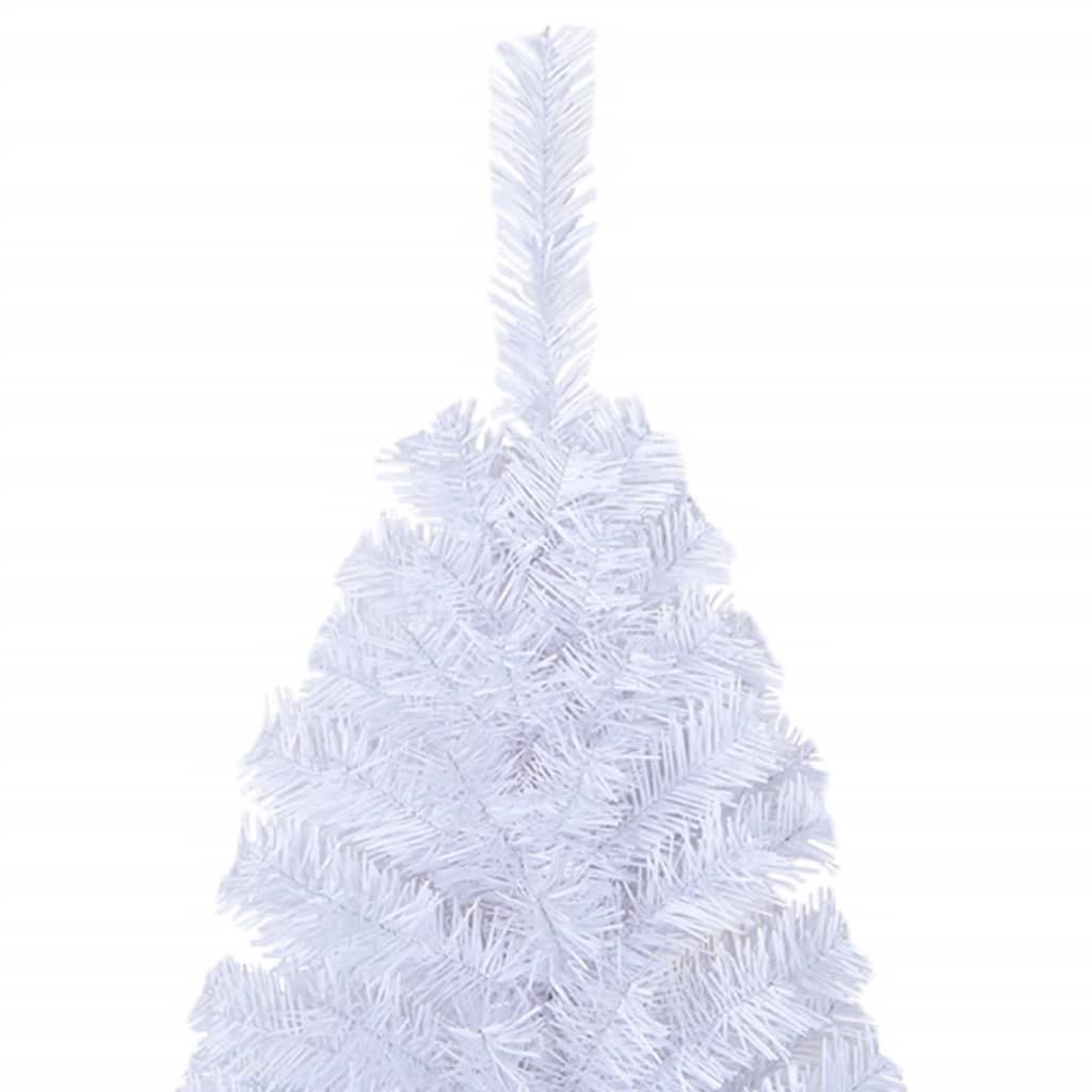 VidaXL Kunstkerstboom met dikke takken 120 cm PVC wit