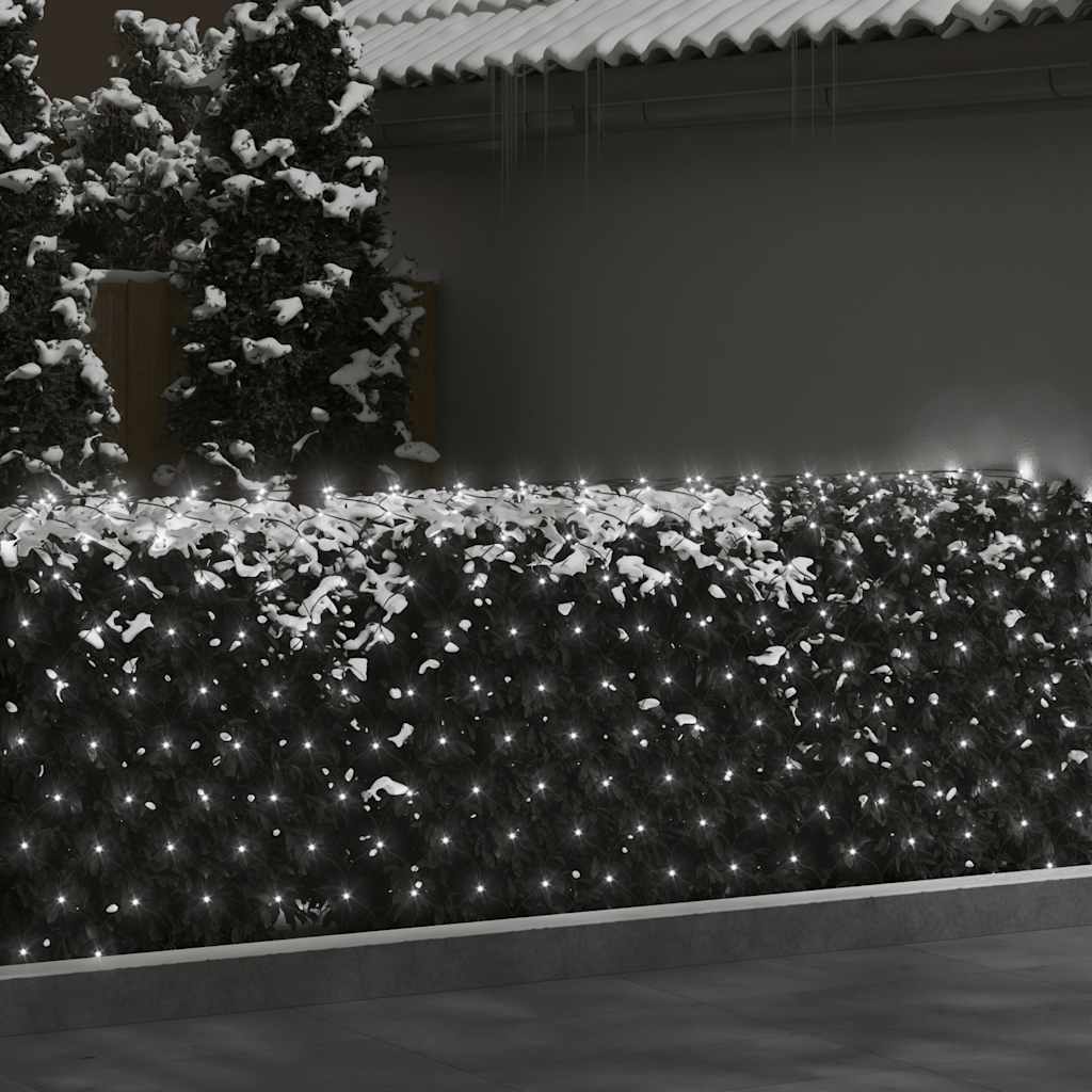Vidaxl kerstnetverlichting 306 led's binnen en buiten 3x3 m koudwit
