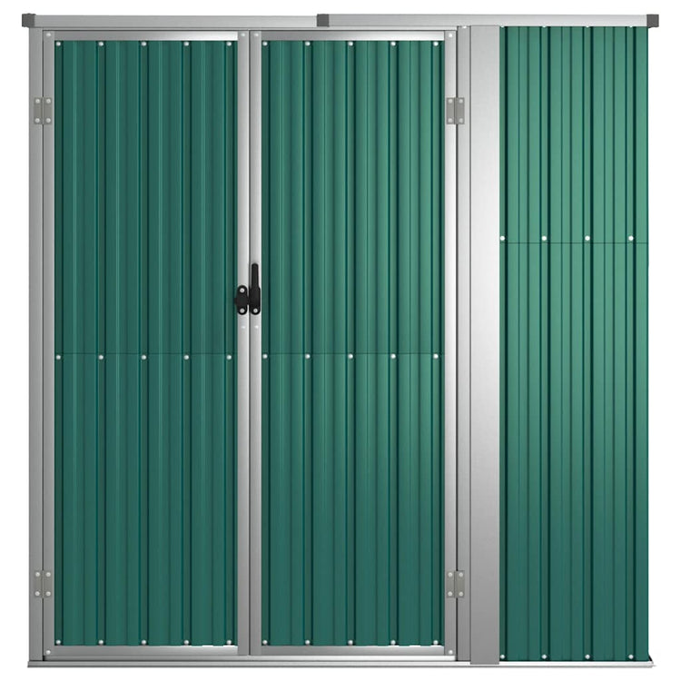 Vidaxl tuinschuur 161x89x161 cm gegalvaniseerd staal groen