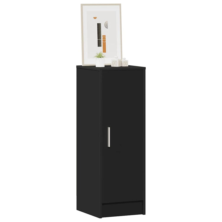Vidaxl schoenenkast 32x35x92 cm bewerkt hout zwart