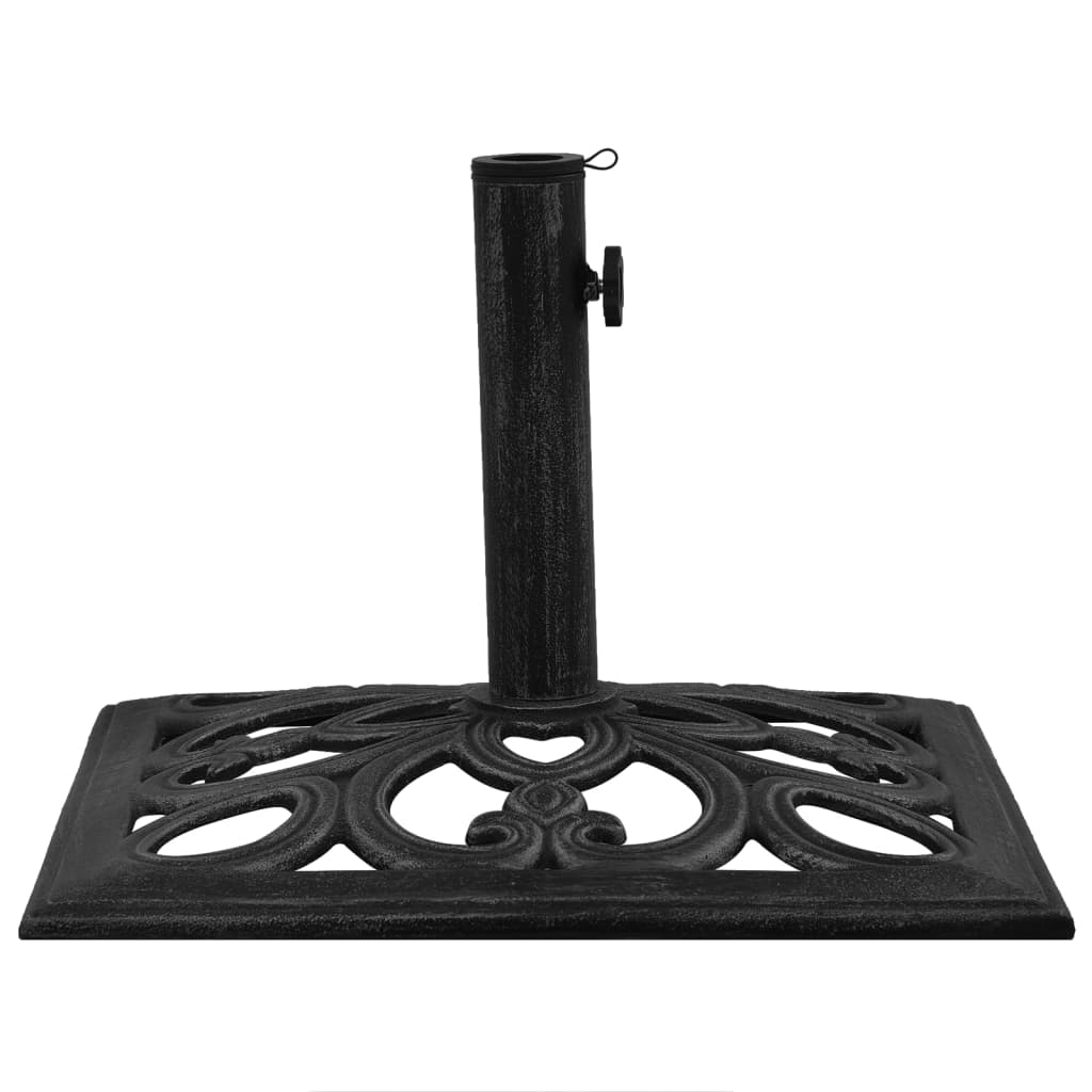 VidaXL Parasolvoet 47x47x33 cm gietijzer zwart