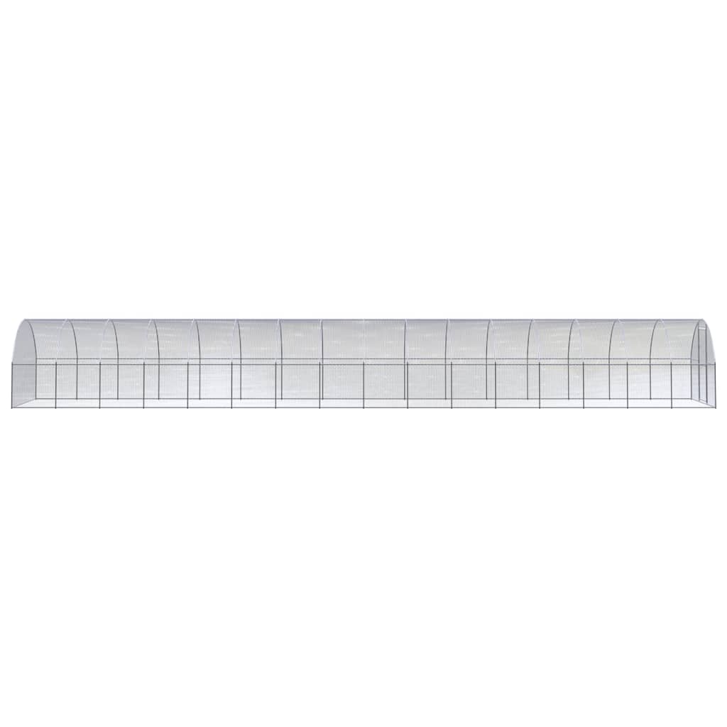 VidaXL Kippenren 3x16x2 m gegalvaniseerd staal