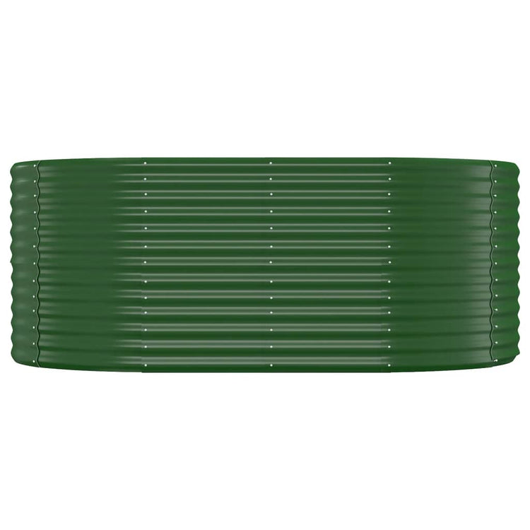 Vidaxl plantenbak 175x100x68 cm gegalvaniseerd staal groen