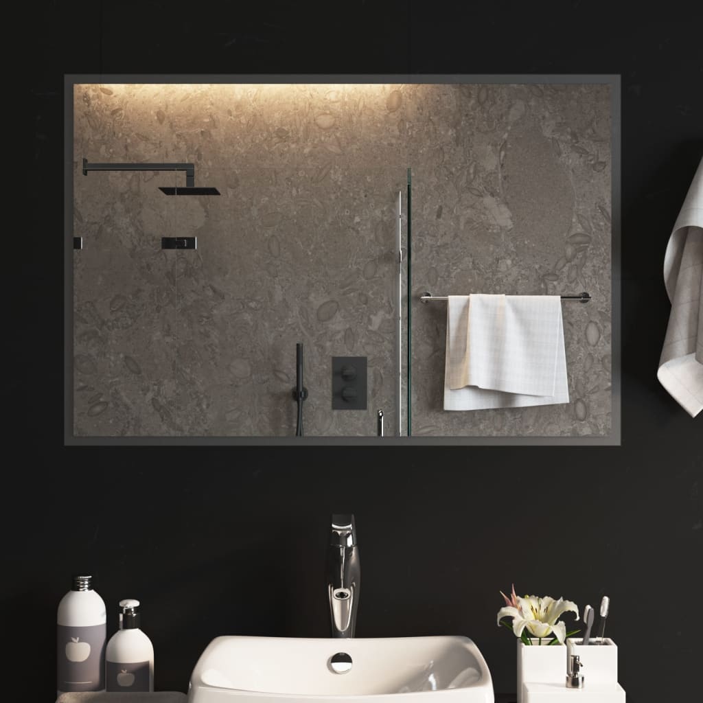 Vidaxl badkamerspiegel led 90x60 cm