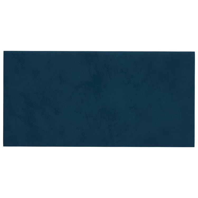 Vidaxl wandpanelen 12 st 0,54 m² 30x15 cm fluweel blauw